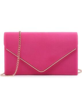 Faux suede evening clutch bag women formal wedding purse party prom handbag